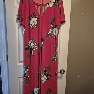 George Fuchsia Floral Maxi Dress